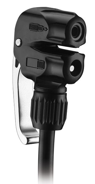 LEZYNE Dual pumpun suutin, presta, auto- ja pikaventtiilille