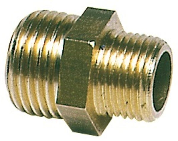 Brass double nipple (reduced)