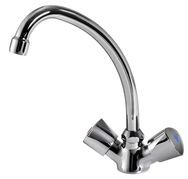 Swiveling faucet mixer 160mm