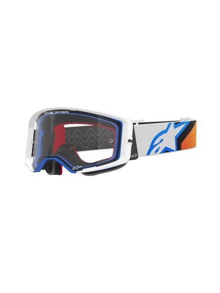 Alpinestars Goggle Supertech CORP BLUE ORANGE Clear