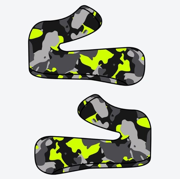 Airoh Aviator 3 Washable cheek pads camo grey/yellow