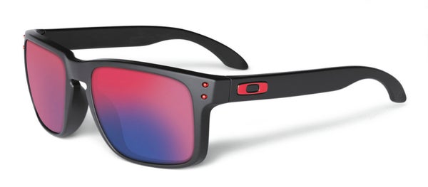 Oakley Holbrook Sunglasses frame matte black Lens positive red iridium
