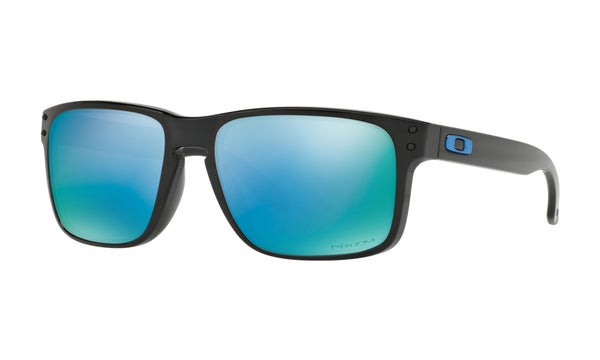 Oakley Sunglasses Holbrook Polished Black w/ Prizm Deep H2O Pol