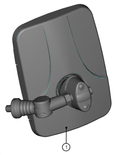 DFK Mirror (loose, 1pcs.) Can Am Defender Traxter Maverick