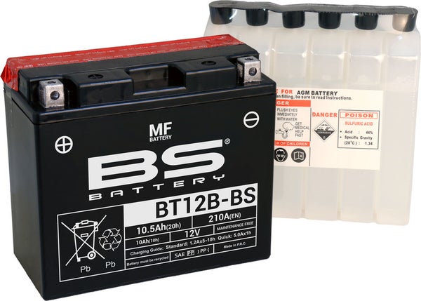 BS Battery  BT12B-BS MF (cp) Maintenance Free
