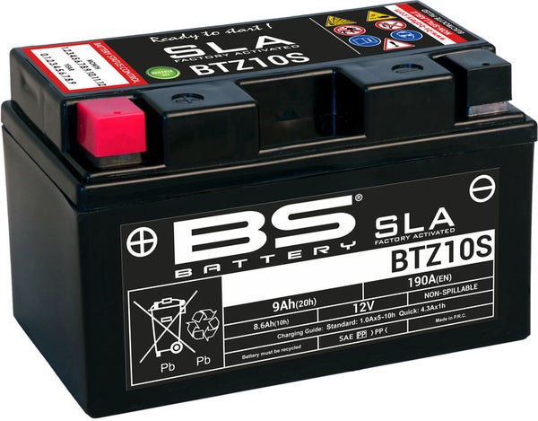 BS Battery  BTZ10S (FA) SLA - Sealed & Activated