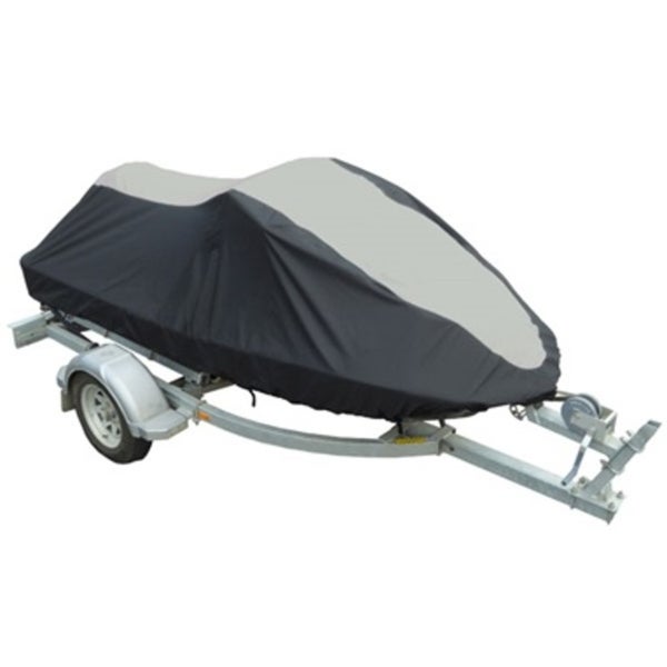 OS JET SKI COVER -2 TONE- BLACK/GREY 3.4M - 3.7M