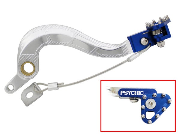 Psychic brakepedal YZ450F 10-15 blue