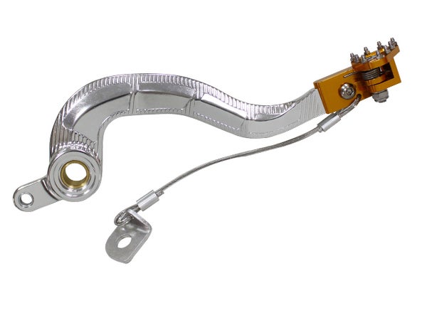 Psychic brakepedal RMZ250 07-13, RMZ450 05-07 gold