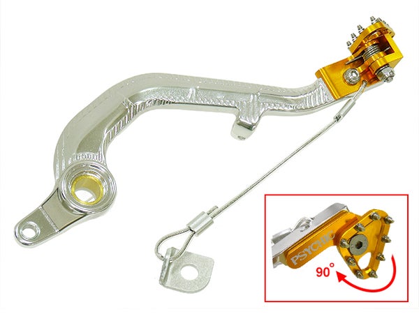 Psychic brakepedal RM250 01-08 gold