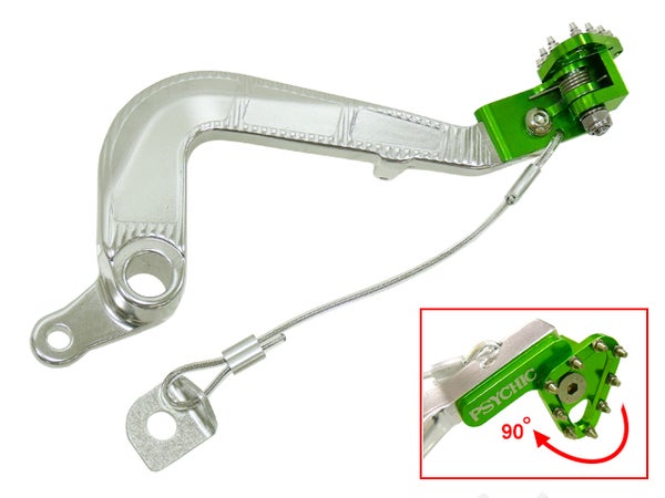 Psychic brakepedal KX85 01-14 green