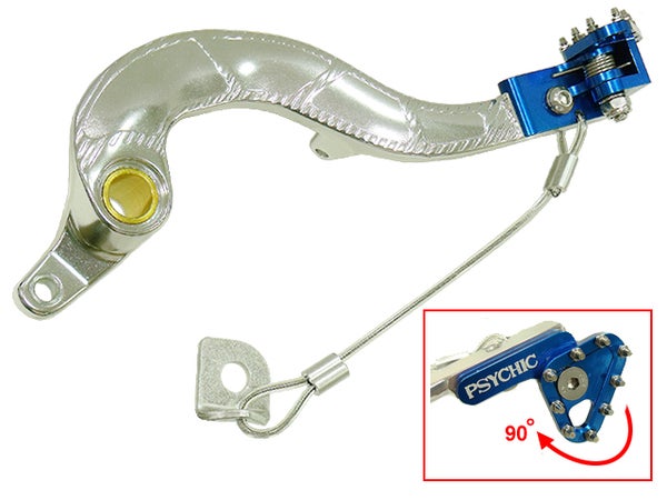 Psychic brakepedal YZ450F/WR450F blue