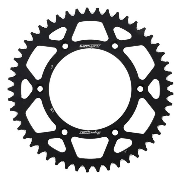 Supersprox Rear Sprocket Alu RAL-210:49 Black