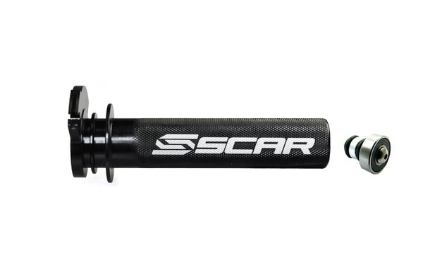 Scar Aluminum Throttle Tube + Bearing - Yamaha Black color