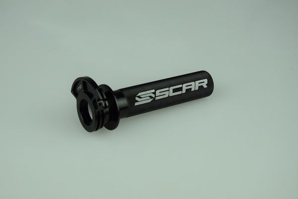 Scar Aluminum Throttle Tube + Bearing - Ktm/Husqvarna Black color