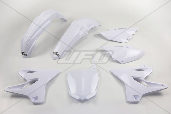 UFO Plastic kit 5-parts White YZ125/250 15-21