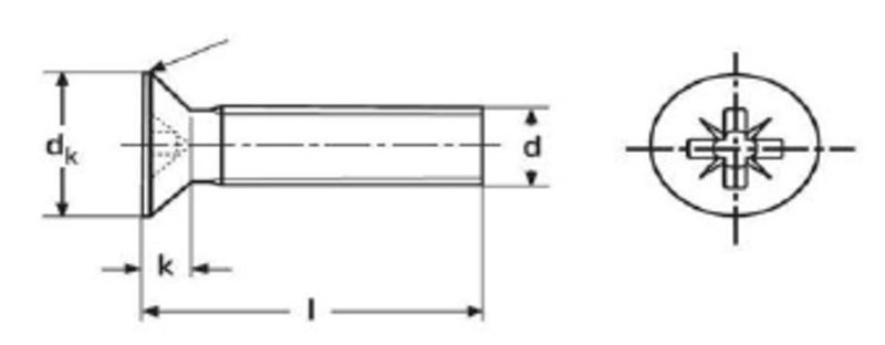 Kupukantaruuvi 6x50mm 5pakk.